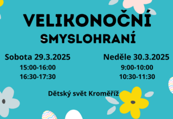 Velikonoční smyslohraní 29. a 30.3.2025